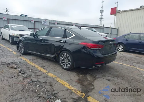 2016 Hyundai Genesis 3.8 из США, поврежденный, VIN KMHGN4JE7GU118773